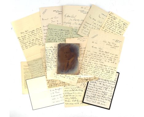 1914 CAVALRY OFFICER CASUALTY INTEREST. A quantity of correspondence relating to Lieutenant Humfrey Richard Talbot of the 3rd