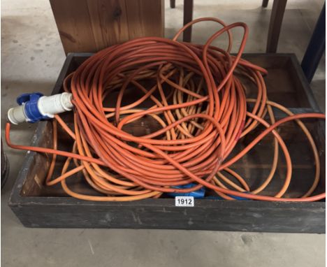 2 Caravan power tool extension leads