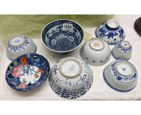 A selection of Chinese ceramic bowls