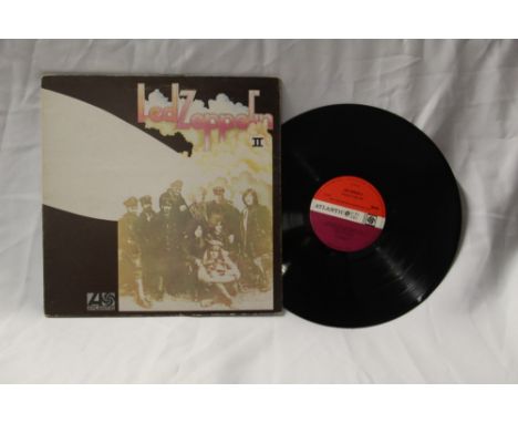 A UK original press of Led Zeppelin II - has some edge and sleave wear - vinyl VG+ with a few light inaudible marks