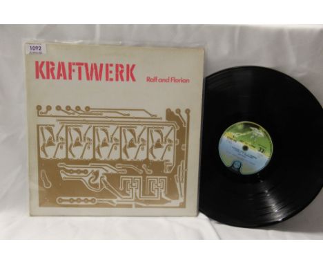 A nice UK Kraftwerk related Vertigo spaceship label 'Ralf and Florian' album. Some light spine wear but not a common record t
