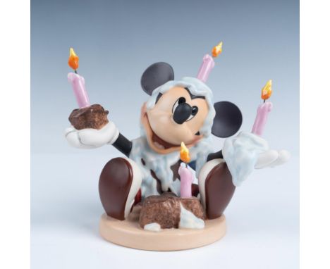 Porcelain figurine from Walt Disney's Mickey's Birthday Party. WDCC backstamp on the bottom. Certificate of Authenticity incl
