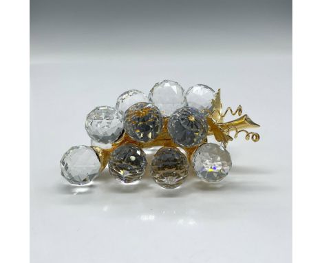 Beautiful crystal faceted figure set on gilt stem and leaves is part of the Sparkling Fruit theme group. 166157. This item ha