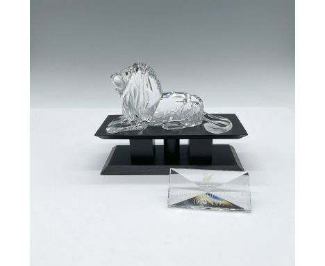 Final piece in the Inspiration Africa trilogy this majestic creature is made of faceted clear crystal with frosted crystal ti