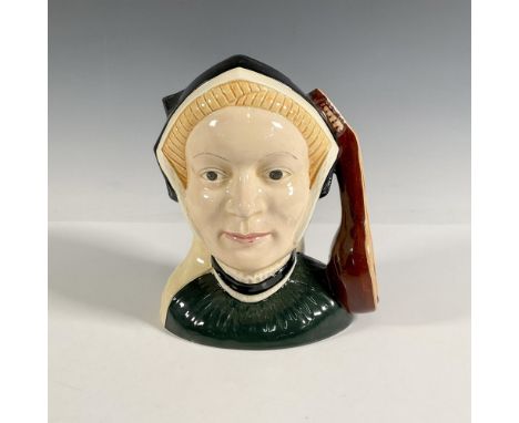 Part of the Henry VIII and His Six Wives, and Royalty series. Hand painted figural jug of the Queen of England, the third wif