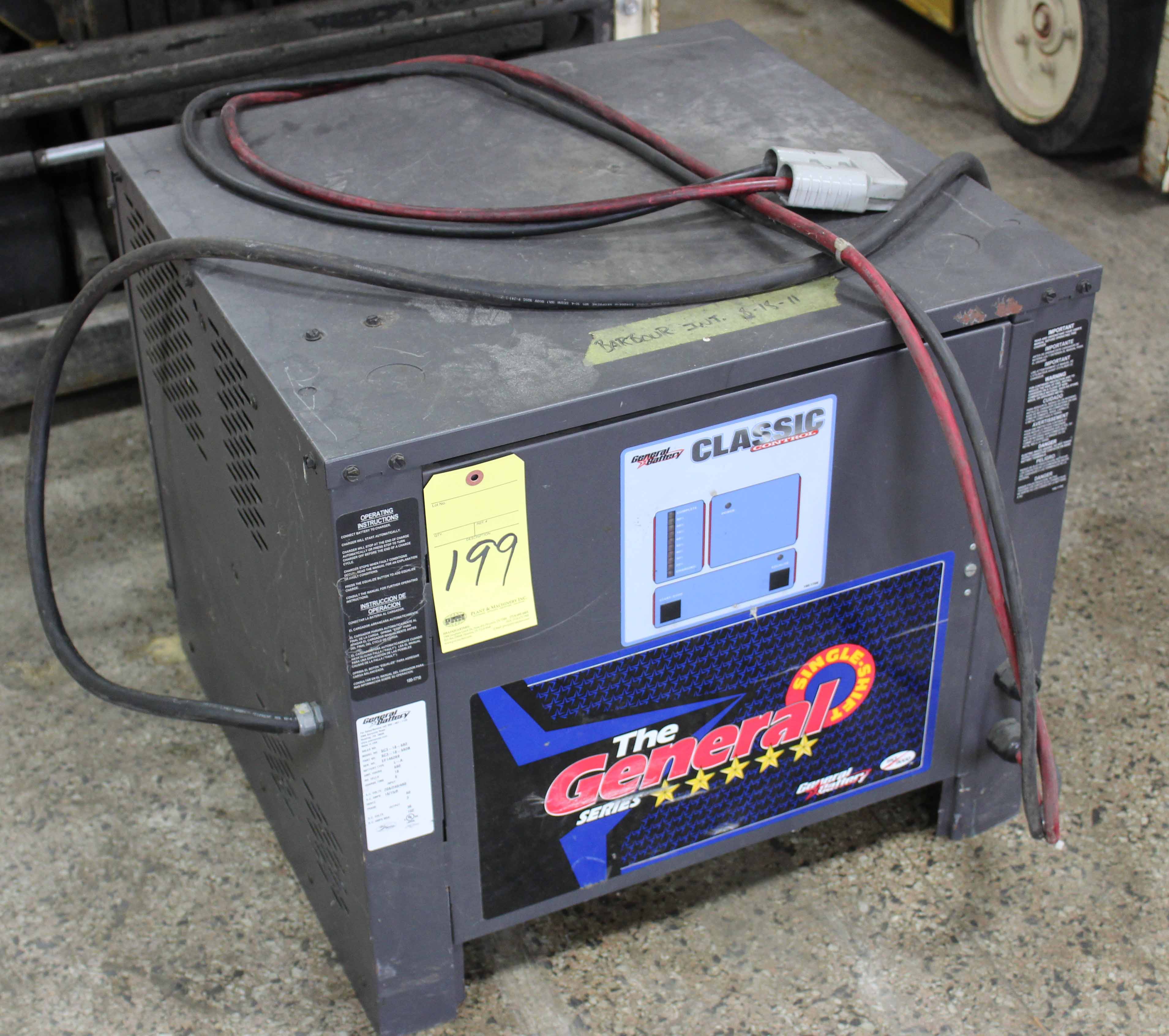 FORKLIFT BATTERY CHARGER, THE GENERAL SERIES