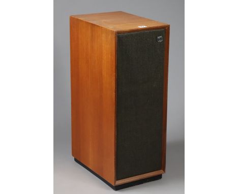 A Dynatron floor-standing teak cased hi-fi speaker (model no. LS2034); converted to Bluetooth.