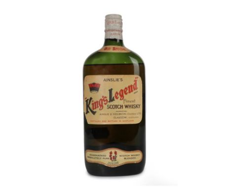 Ainslie's 'Kings Legend' Finest Scotch Whisky, 1950s bottling (one bottle) 