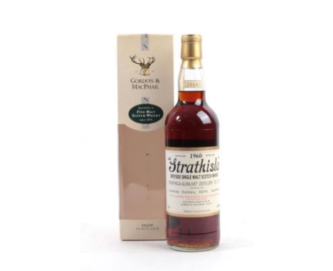 Strathisla 1960 Speyside Single Malt Scotch Whisky, bottled 2008 by Gordon &amp; Macphail, 43% vol 70cl (one bottle)