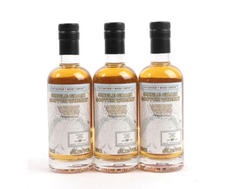 Cambus 25 Year Old Single Grain Scotch Whisky, That Boutique-Y Whisky Company, batch 5 , bottles 280, 284 and 285 of 349, 50.