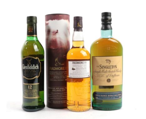 The Singleton 12 Year Old Single Malt Scotch Whisky, Dufftown, Banffshire, 40% vol 70cl (one bottle), Ardmore Highland Single