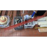 Contents of two crates of assorted hardware and similar