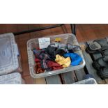 Contents of a crate of handkerchieves/pocket squares including silk