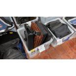 4 off assorted laptop bags and similar, by Tumi, Mont Blanc and similar