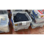 8 off assorted tracksuit bottoms, shorts, pants and similar - contents of two crates