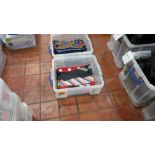 30 off assorted men's ties - contents of two crates