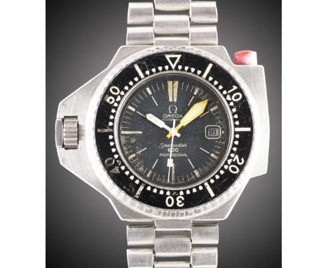 A GENTLEMAN'S STAINLESS STEEL OMEGA SEAMASTER PROFESSIONAL 600 "PLOPROF" DIVERS BRACELET WATCHCIRCA 1972, REF. ST 166.077Move