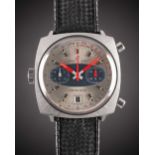 A GENTLEMAN'S STAINLESS STEEL BREITLING CHRONO-MATIC CHRONOGRAPH WRIST WATCH CIRCA 1969, REF. 2111