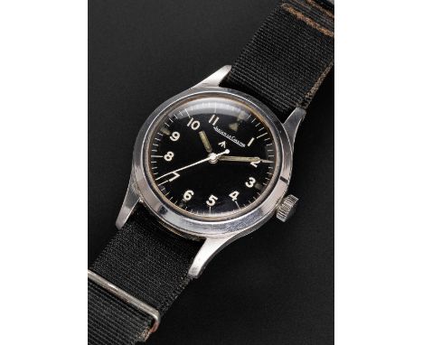 A RARE GENTLEMAN'S STAINLESS STEEL BRITISH MILITARY JAEGER LECOULTRE MARK 11 RAF PILOTS WRIST WATCHDATED 1948Movement: Manual
