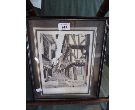 A Framed Print of the Shambles, York 
