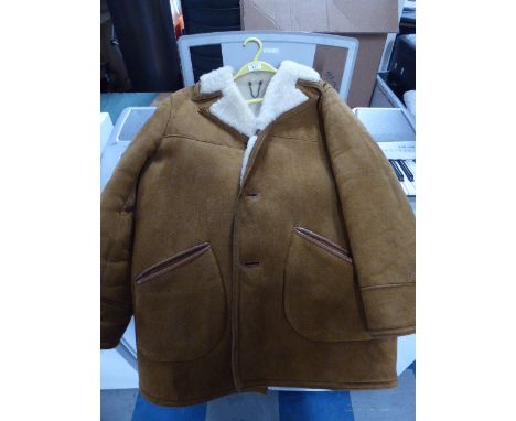 A Tan Sheep Skin Coat