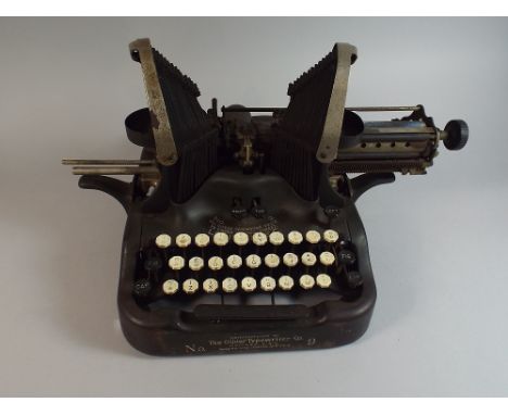 A Vintage Typewriter by the Oliver Typewriter Company No.9