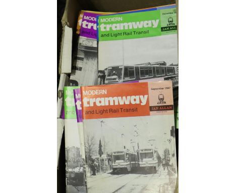 Approximately 200 modern tramway and light railway magazines. Not available for in-house P&amp;P, contact Paul O'Hea at Mailb