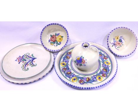 Collection of early Poole/Carter Stableford Adams items, some labelled for Christies Sale October 2003 (5). Not available for