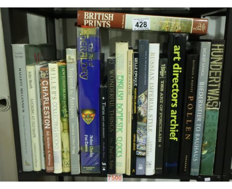 Selection of books on architecture, art and design. Not available for in-house P&amp;P, contact Paul O'Hea at Mailboxes on 01
