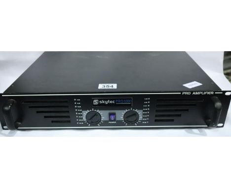Skytec Pro-1000 amplifier, no power leads or cables included. Not available for in-house P&amp;P, contact Paul O'Hea at Mailb