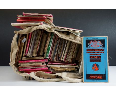 Collection of Ordnance Survey maps covering most of the UK.