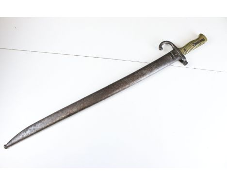 WWI French Chassepot bayonet and scabbard