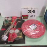 New Smith Heavy Duty Cutting Torch Outfit w/Gauges & 50' of Twin Welding Hose