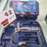 (New in Box) Lincoln 18-Volt Cordless Grease Gun w/12-Volt Lincoln Cordless Grease Gun (12-Volt