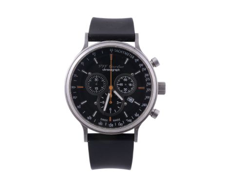  Porsche Design, Driver's Selection 911 Turbo, ref. WAP07001017, a stainless steel wristwatch,   no. 000008, chronograph move