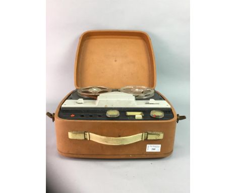 THREE VINTAGE PORTABLE RECORD PLAYERS