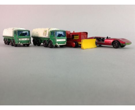 LOT OF VINTAGE MODEL CARS, by Lesney Matchbox and Dinky