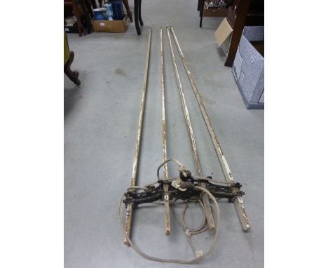 Large Vintage Pine Hanging Kitchen / Clothes Airer