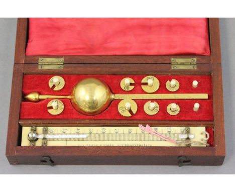 Boxed T.O. Blakes Sikes Hydrometer, Hatton Gardens, London