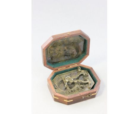 Boxed Sundial / Compass