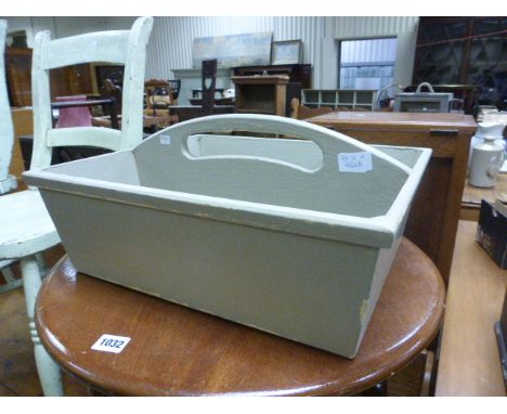 Vintage Painted Pine Trug