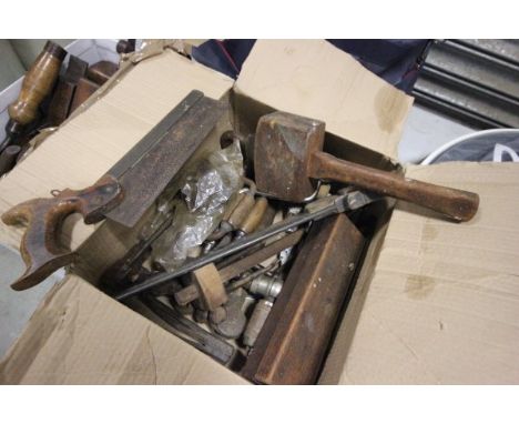 Group of Vintage Wooden Tools