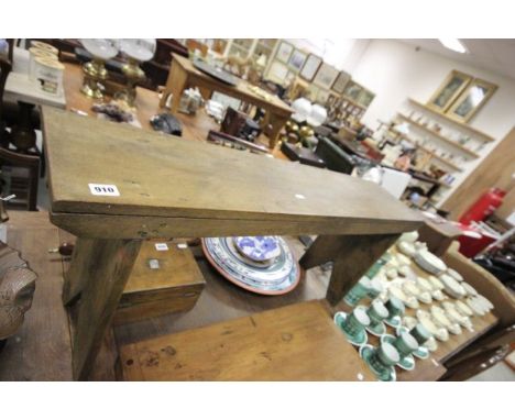 Antique Oak Bench