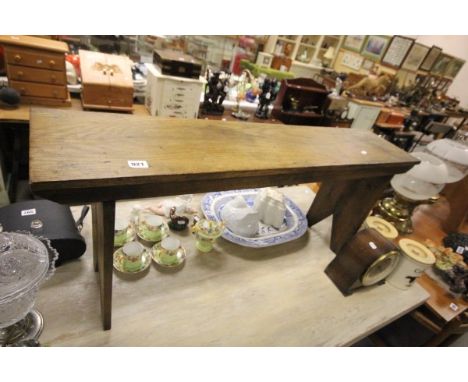 Antique Oak Bench