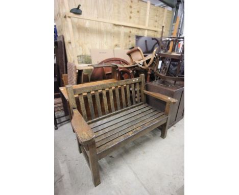1960's Teak Garden Bench