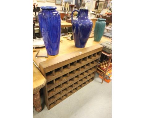 Vintage Pine Bank of Pigeon Holes