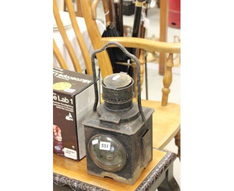 Vintage Dual Aspect Railway Lamp