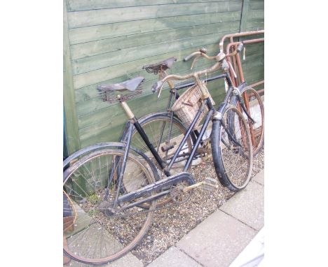 Two vintage bicycles - a Hercules gents bicycle and a Rudge Whitworth ladies bicycle (both for restoration).