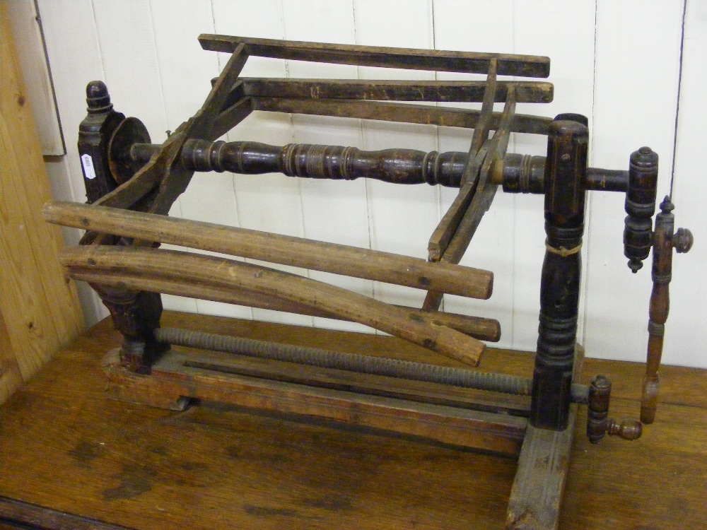 A Victorian wool winder.