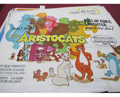 Ten Circa 1960's Film Posters, to include The Aristocats, The Secret of Santa Vittoria, Who's Minding The Mint?, Cantinflas, 